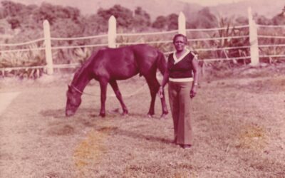 Tia Maria com cavalo