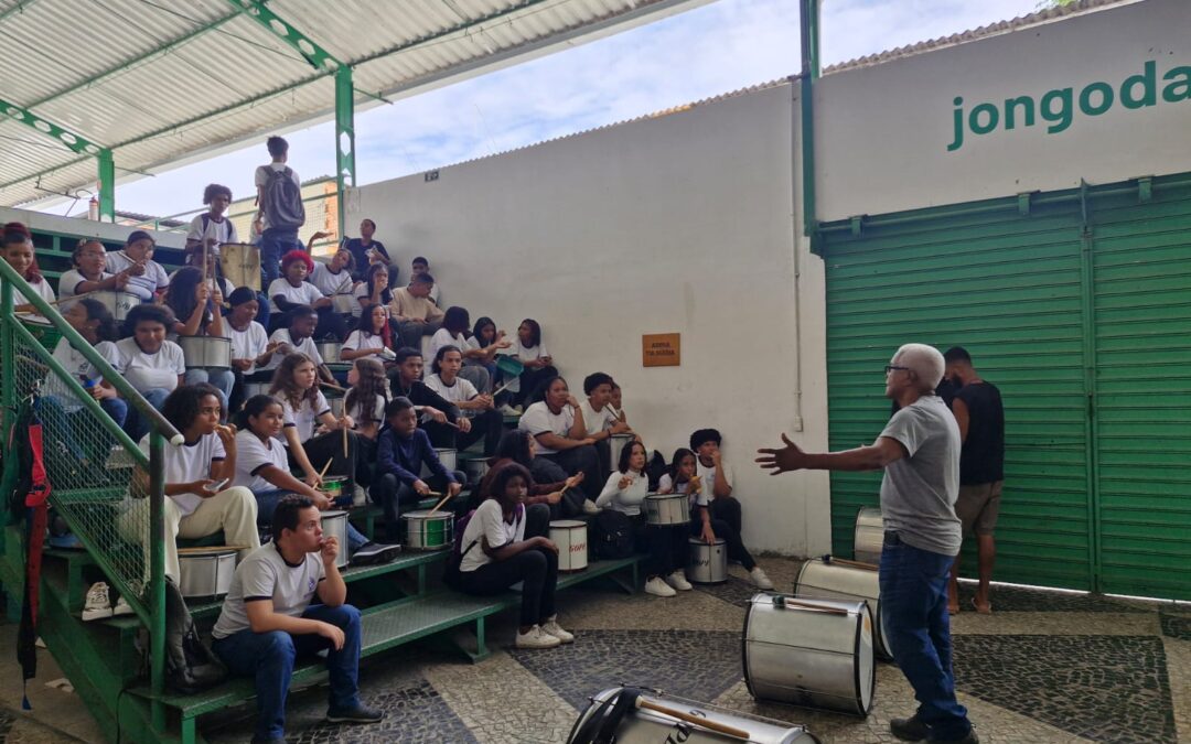 Memória Viva na Escola: CIEP 171 de Duque de Caxias visita o Centro de Memória do Jongo da Serrinha